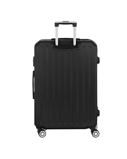 Wanderlite 28" 75cm Luggage Trolley Travel Suitcase Carry On Storage TSA Hardshell Black