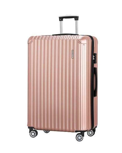 Wanderlite 28'' Luggage Travel Suitcase Set TSA Carry On Hard Case Rose Gold