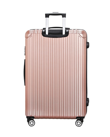 Wanderlite 28'' Luggage Travel Suitcase Set TSA Carry On Hard Case Rose Gold