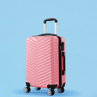 Slimbridge 24 uggage Suitcase Travel Rose Gold 24 inch