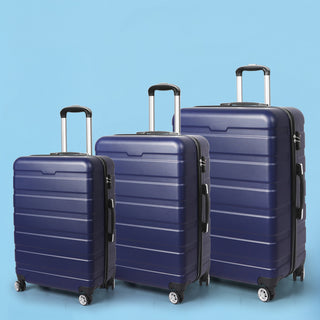 Slimbridge 3PC Luggage sets Suitcase Navy