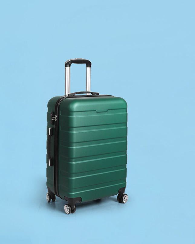 Slimbridge 20" Carry On Luggage Case Green 20 inch