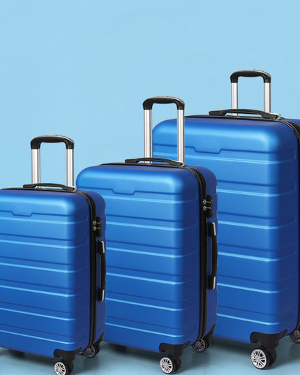 Slimbridge 3PC Luggage sets Suitcase Blue