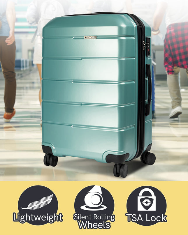 Olympus Artemis 24in Hard Shell Suitcase ABS+PC  Electric Teal