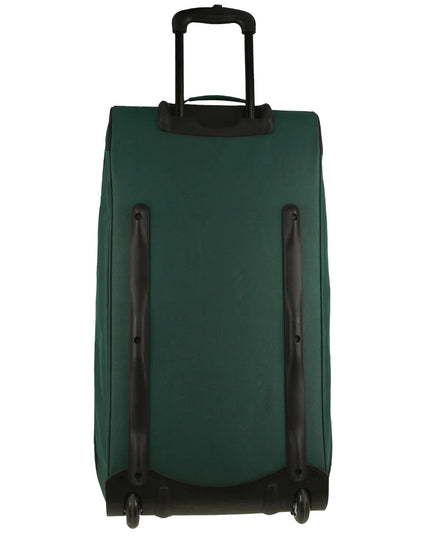 Pierre Cardin Trolley Bag Medium Soft Travel Luggage Wheeled Duffle 72cm - Green