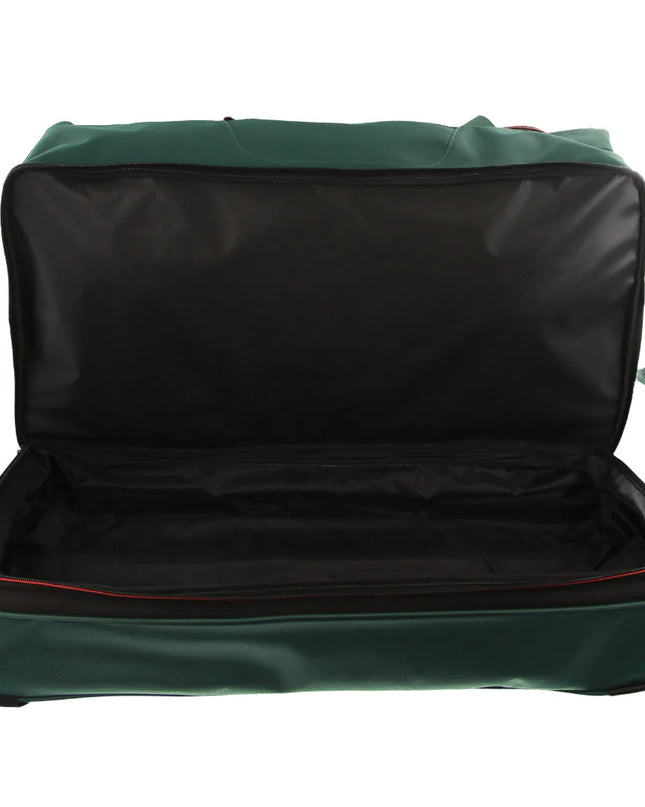 Pierre Cardin Trolley Bag Medium Soft Travel Luggage Wheeled Duffle 72cm - Green