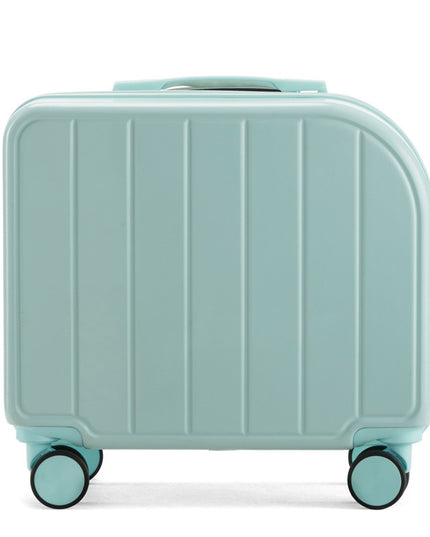 Mint Green 18-Inch Lightweight Carry-On Luggage - Waterproof & Anti-Theft Suitcase with Silent Universal Wheels