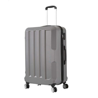 Slimbridge 28" Travel Luggage Check Dark Grey 28 inch