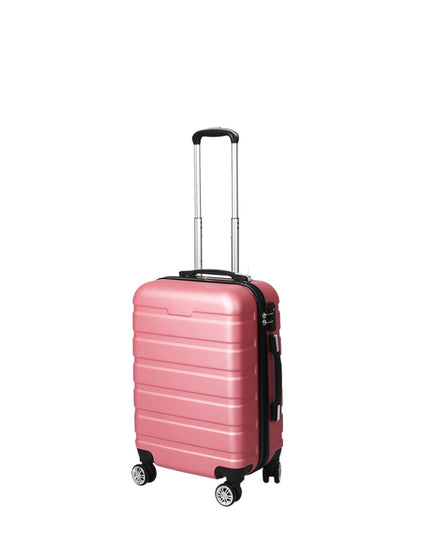 Slimbridge 20" Carry On Luggage Case Rose Gold 20 inch