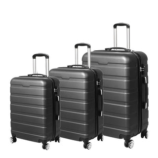 Slimbridge 3PC Luggage sets Suitcase Dark Grey