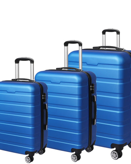 Slimbridge 3PC Luggage sets Suitcase Blue