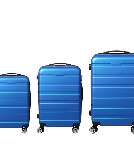 Slimbridge 3PC Luggage sets Suitcase Blue