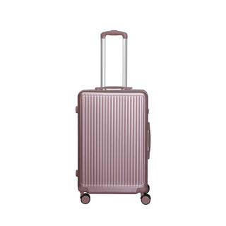 Slimbridge Luggage Suitcase Trolley Rose gold 3pc 20"+24"+28"