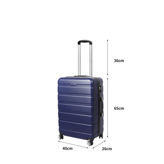 Slimbridge 24"Luggage Case Suitcase Navy 24 inch