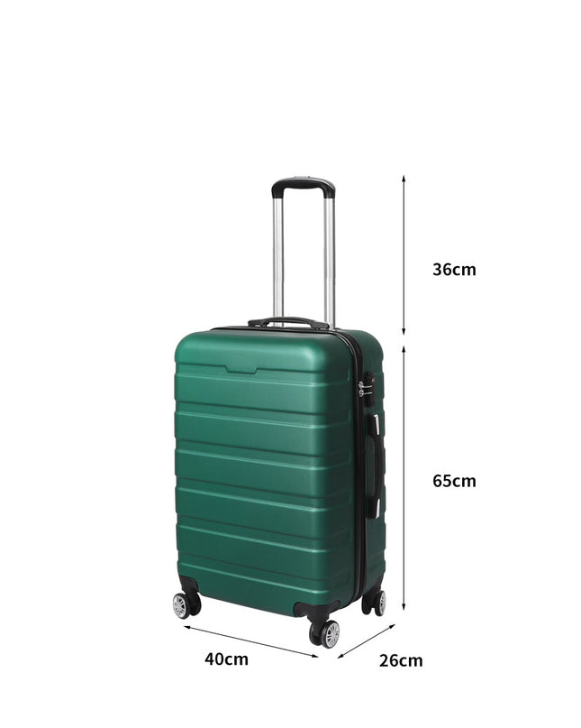 Slimbridge 24" Luggage Case Suitcase Green 24 inch