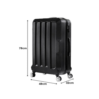 Slimbridge 28" Luggage Suitcase Trolley Black 28 inch