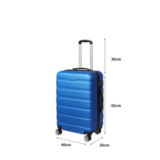 Slimbridge 24"Luggage Case Suitcase Blue 24 inch