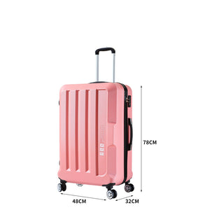 Slimbridge 28" Travel Luggage Check Rose Gold 28 inch