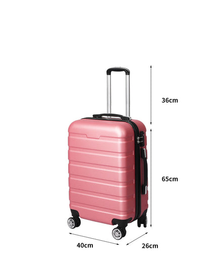 Slimbridge 24"Luggage Case Suitcase Rose Gold 24 inch