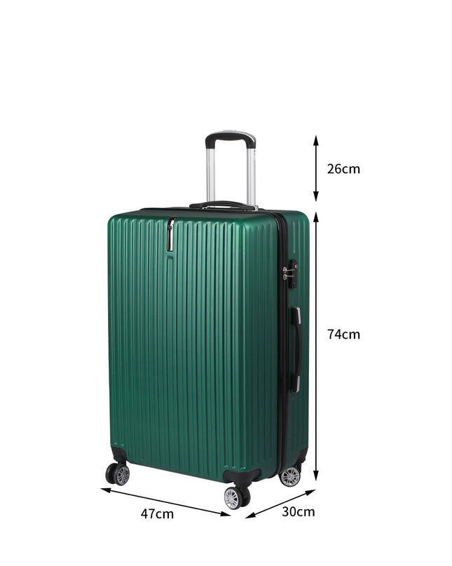 Slimbridge 28" Inch Luggage Suitcase Green 28 inch