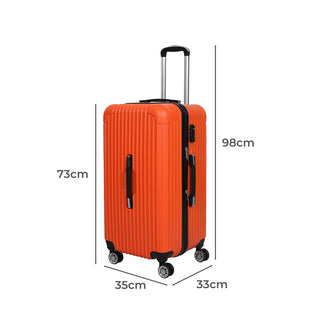 Slimbridge 28"Trunk Luggage Travel Suitcase Orange 28 inch