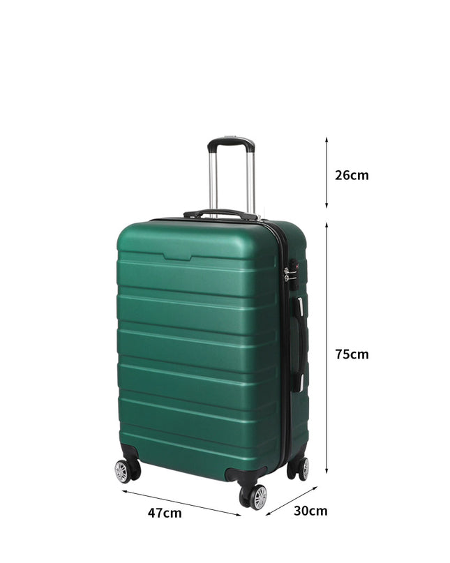 Slimbridge 28" Luggage Case Suitcase Green 28 inch