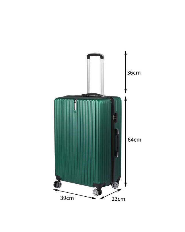 Slimbridge 24" Inch Luggage Suitcase Green 24 inch