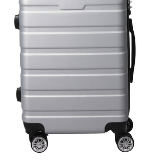 Slimbridge 28" Luggage Case Suitcase Silver 28 inch